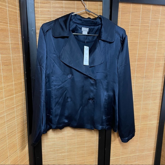 Petite Double-Breasted Washer Jacket - Picture 4 of 11